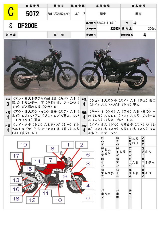 Купить мотоцикл Suzuki DF200E 1997 фото 1